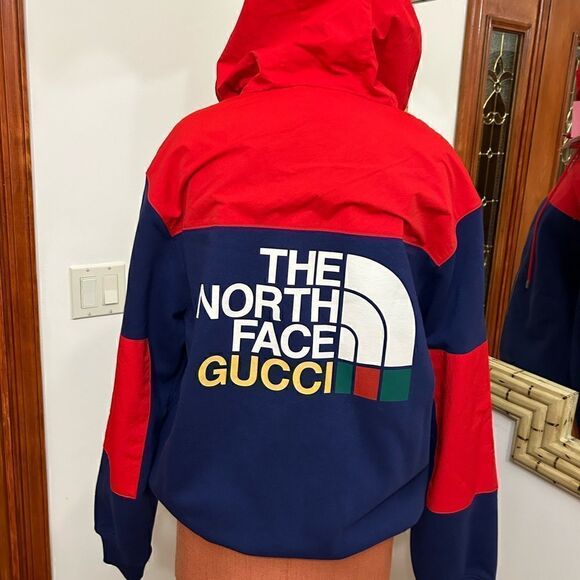 Men’s Gucci X North face cotton jacket size XS fits like medium made in Italy - Picture 2 of 12